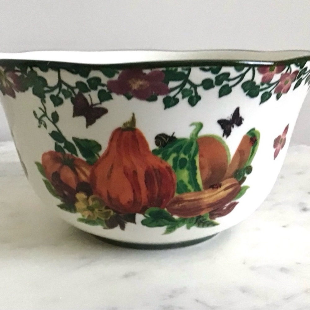 Nathalie Lété for Anthropologie Harvest Vegetable Serving Bowl 🍂